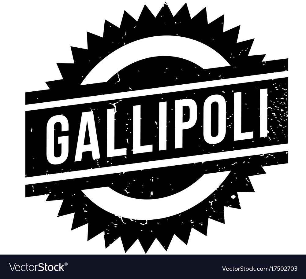 Gallipoli rubber stamp