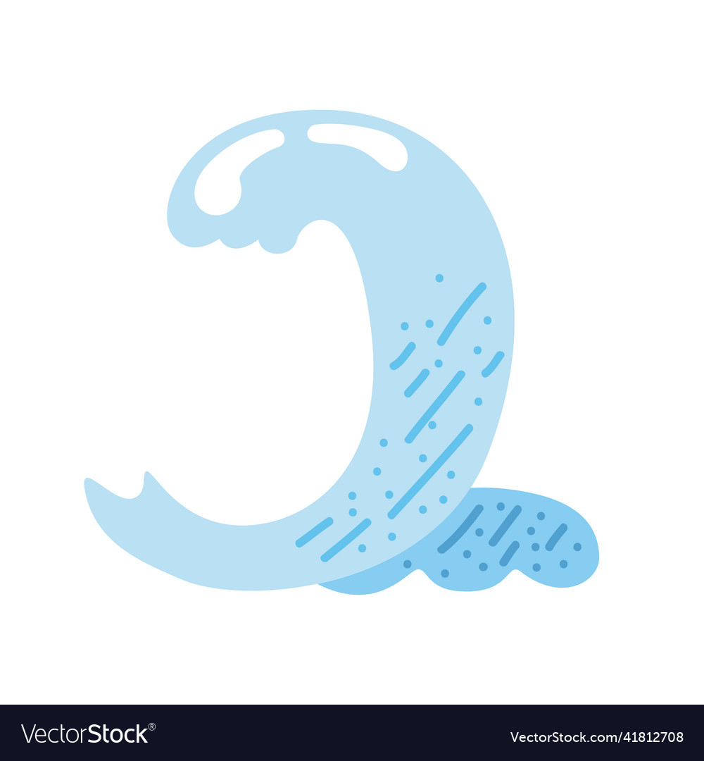 Water wave sea Royalty Free Vector Image - VectorStock