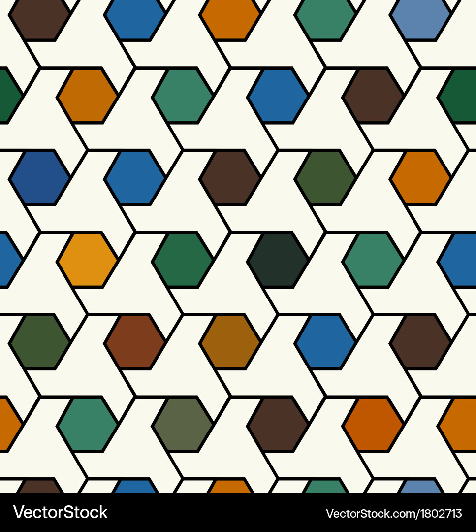Seamless geometric pattern Royalty Free Vector Image
