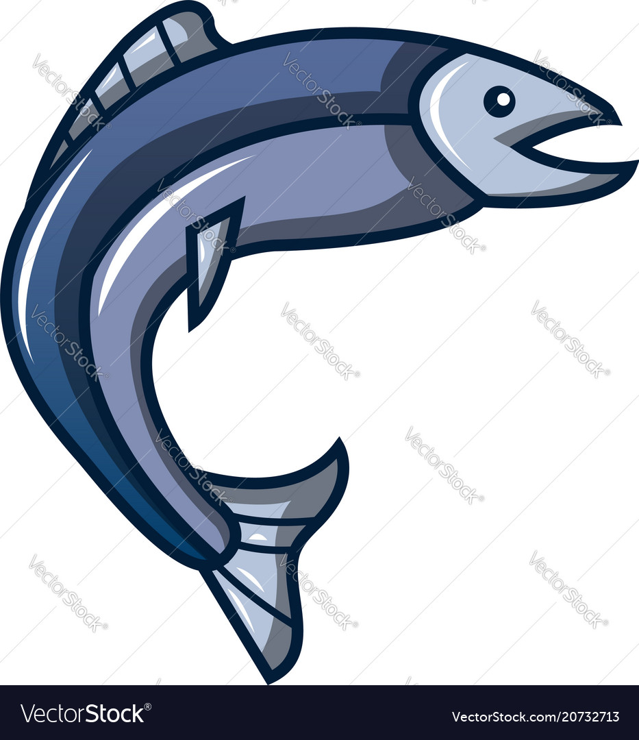 Tuna icon cartoon style Royalty Free Vector Image Tuna icon cartoon style Royalty Free Vector Image