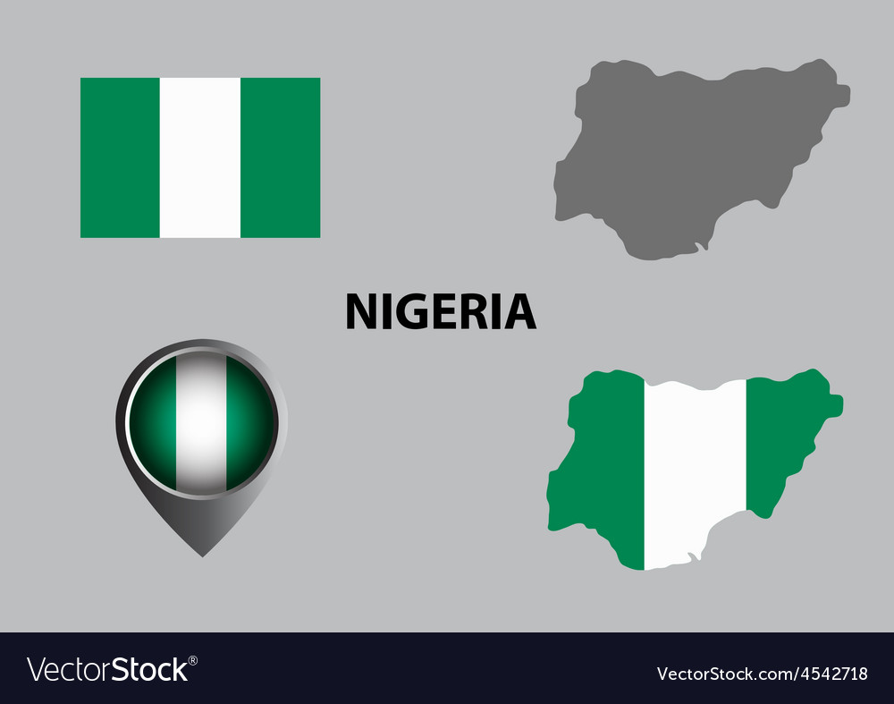 map-of-nigeria-and-symbol-royalty-free-vector-image