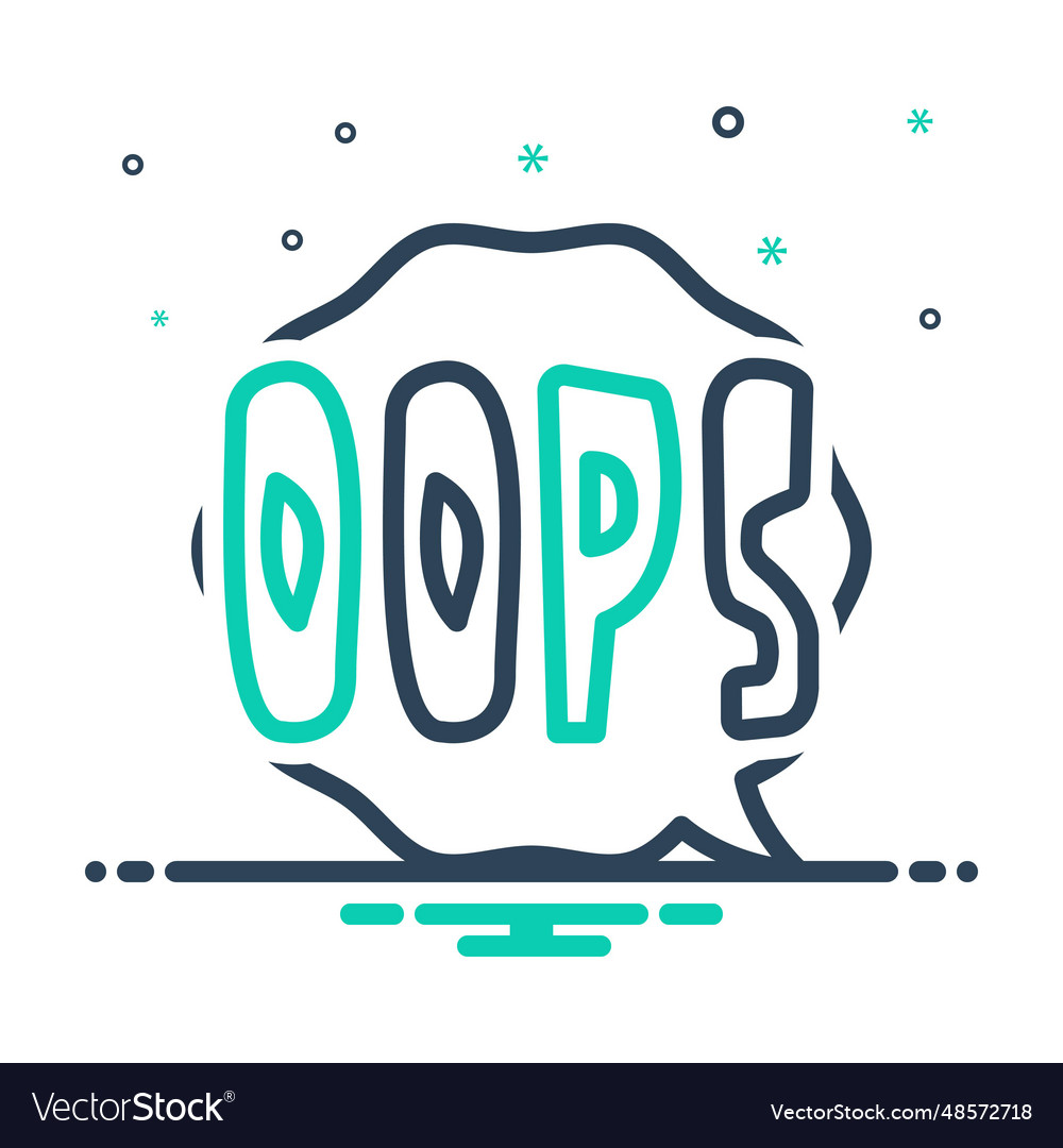 Oops Royalty Free Vector Image Vectorstock Oops Royalty Free Vector Image Vectorstock
