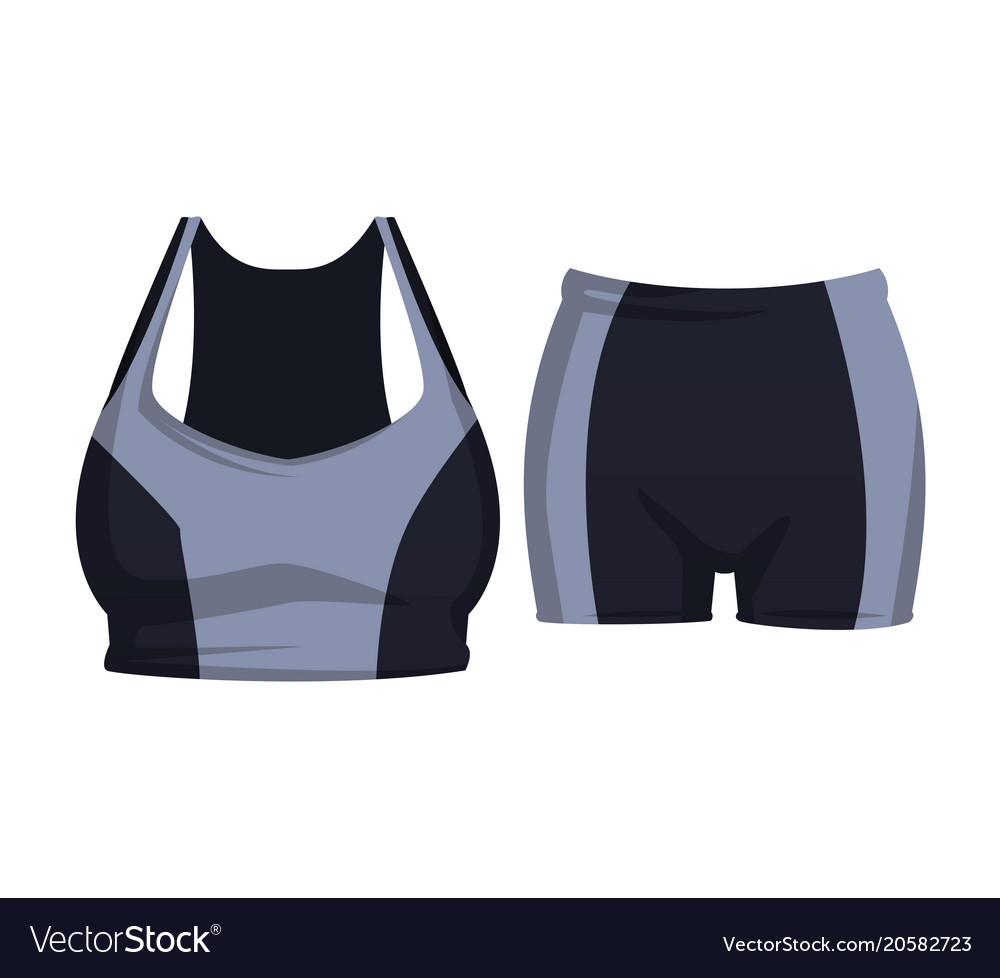 Fitness top and short wear