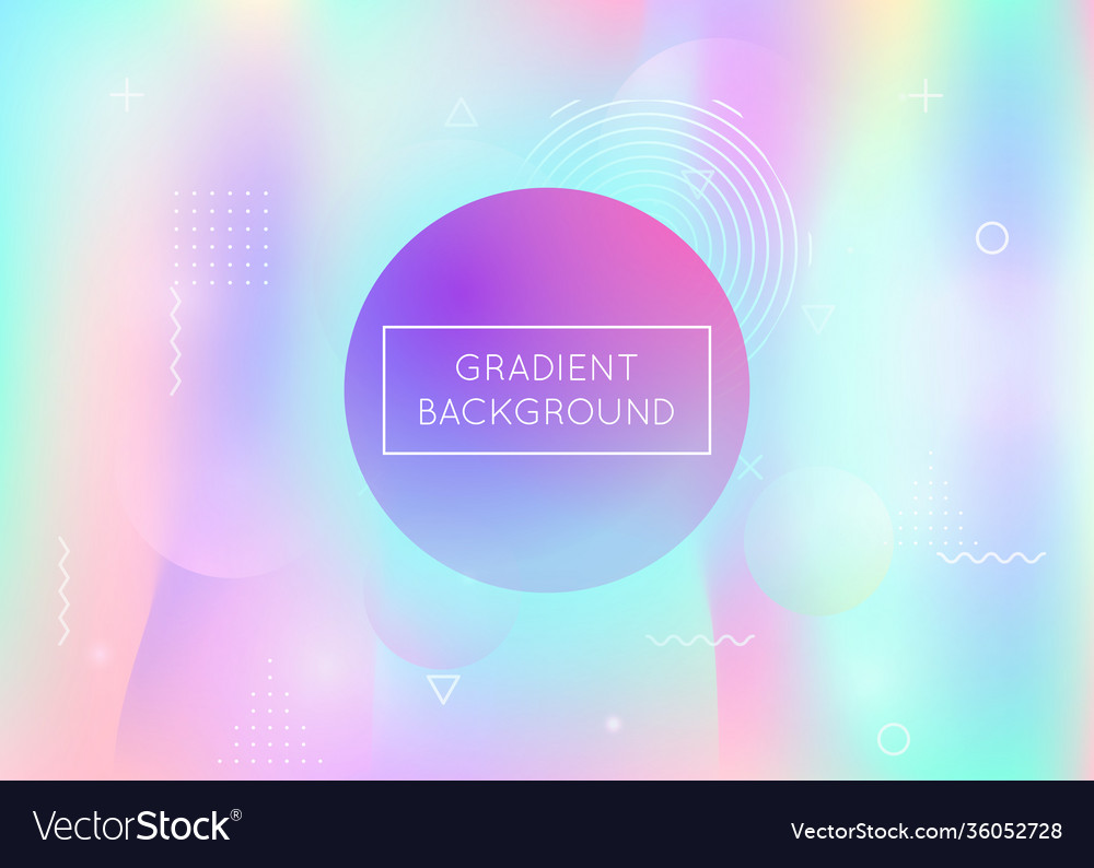 Liquid shapes background with dynamic fluid Vector Image