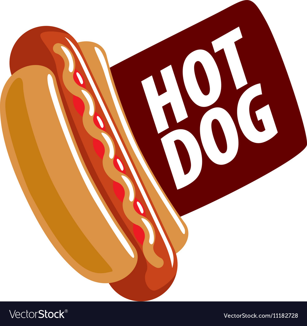 Logo Hot Dog Royalty Free Vector Image VectorStock