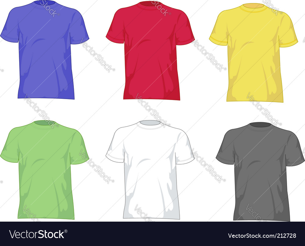 T- shirts Royalty Free Vector Image - VectorStock