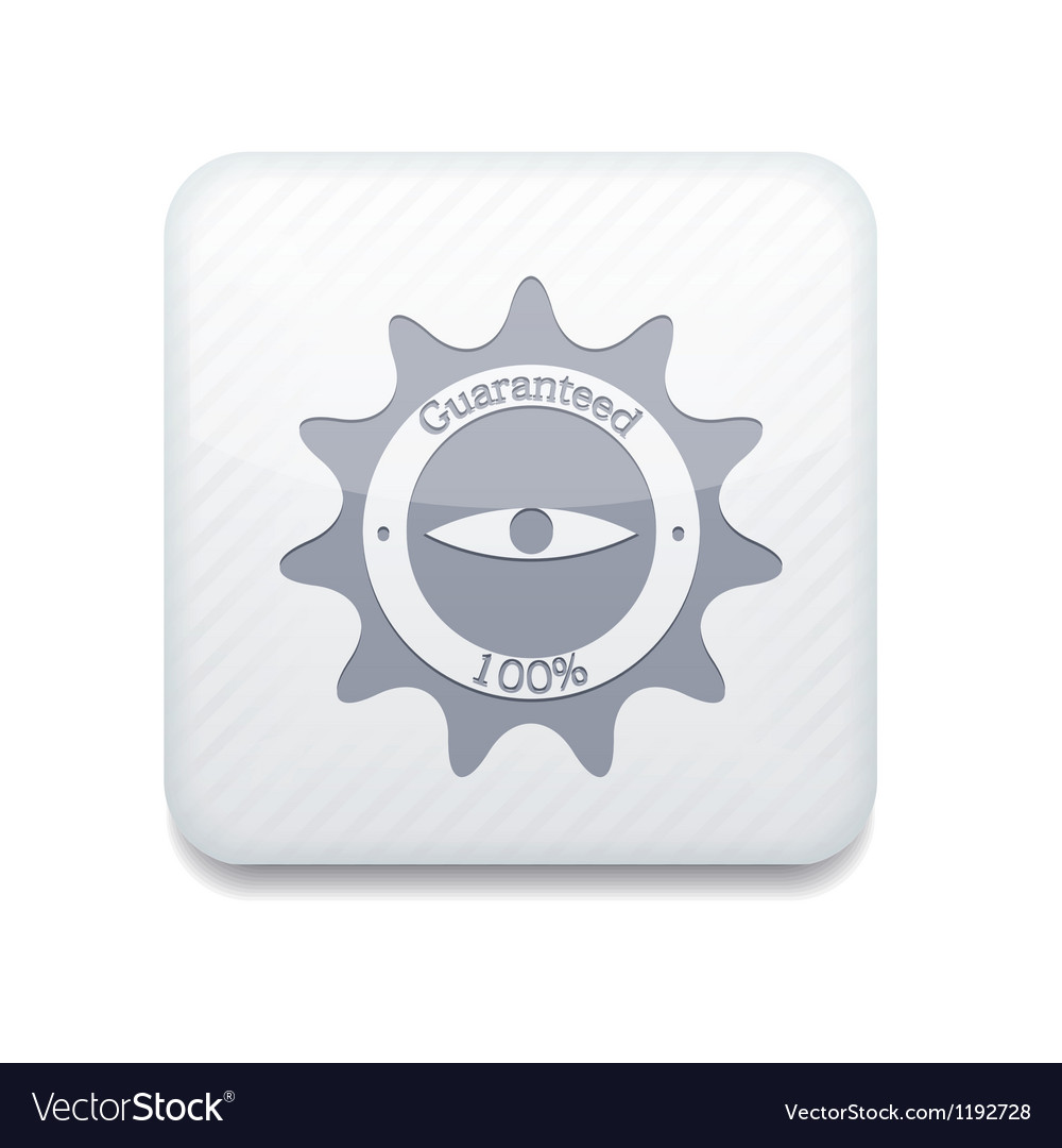 White premium quality icon eps10 easy to edit Vector Image