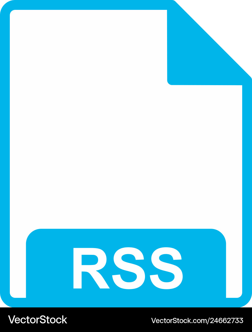 Rss icon Royalty Free Vector Image - VectorStock