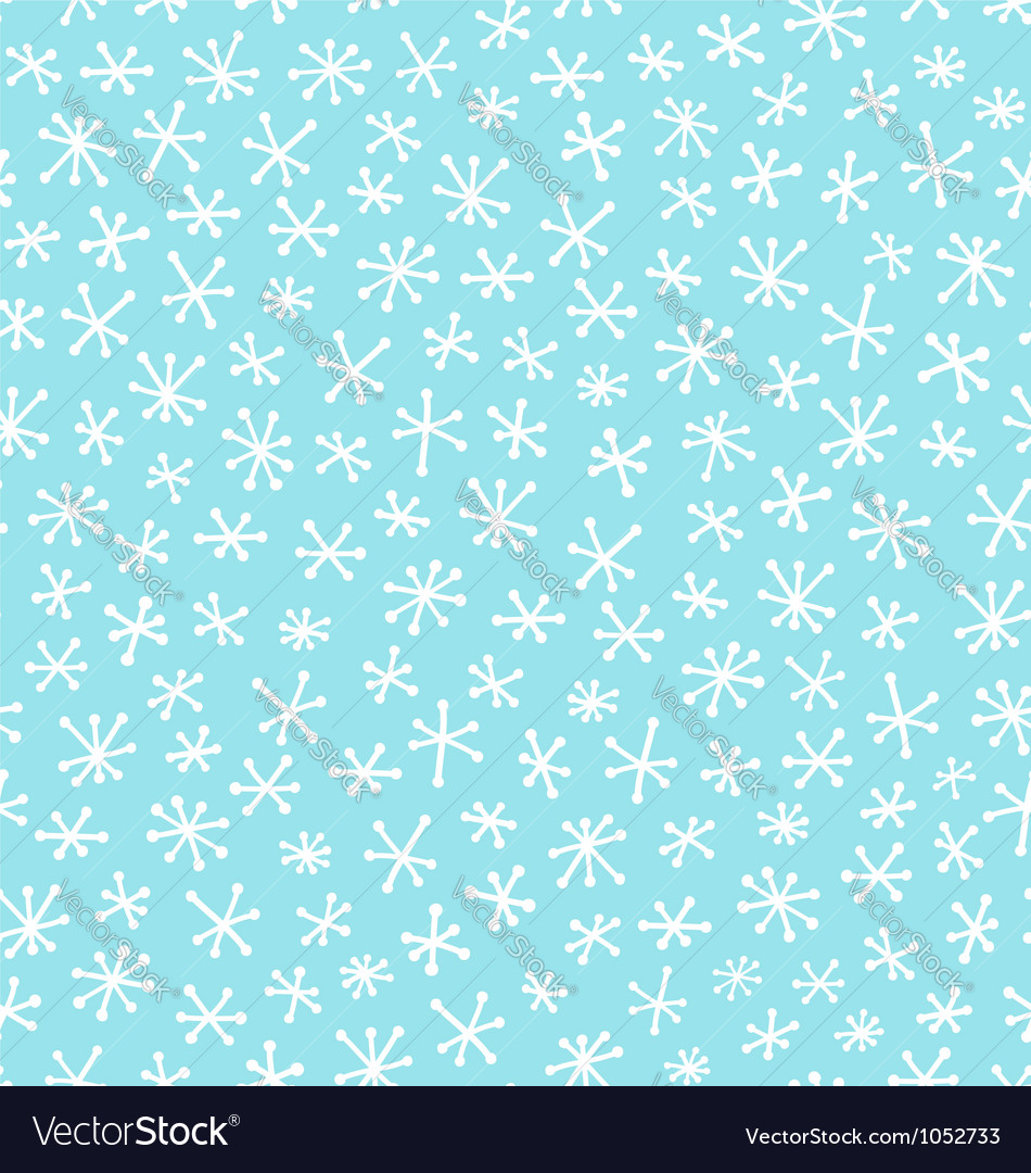 Snow pattern Royalty Free Vector Image - VectorStock