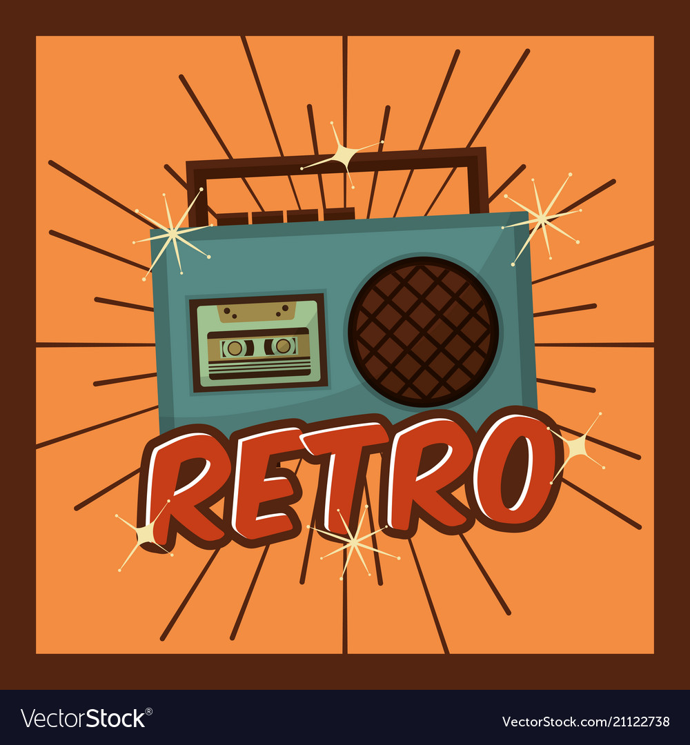 Retro vintage music Royalty Free Vector Image - VectorStock