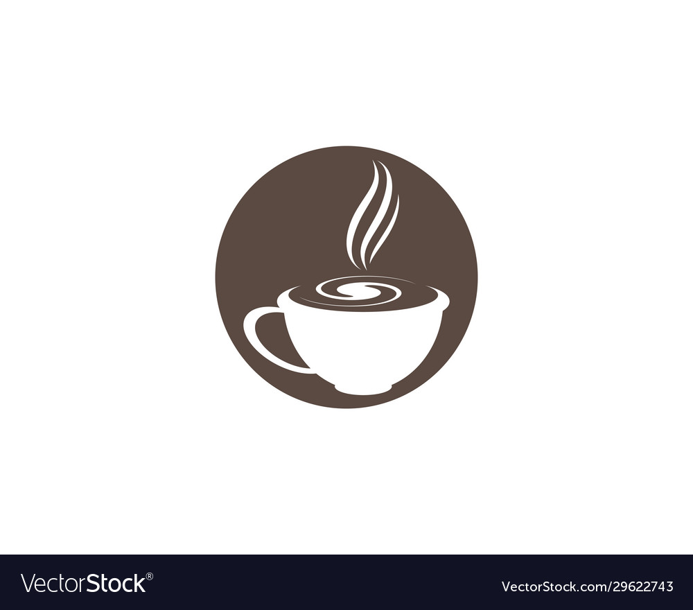 Coffee cup symbol icon Royalty Free Vector Image