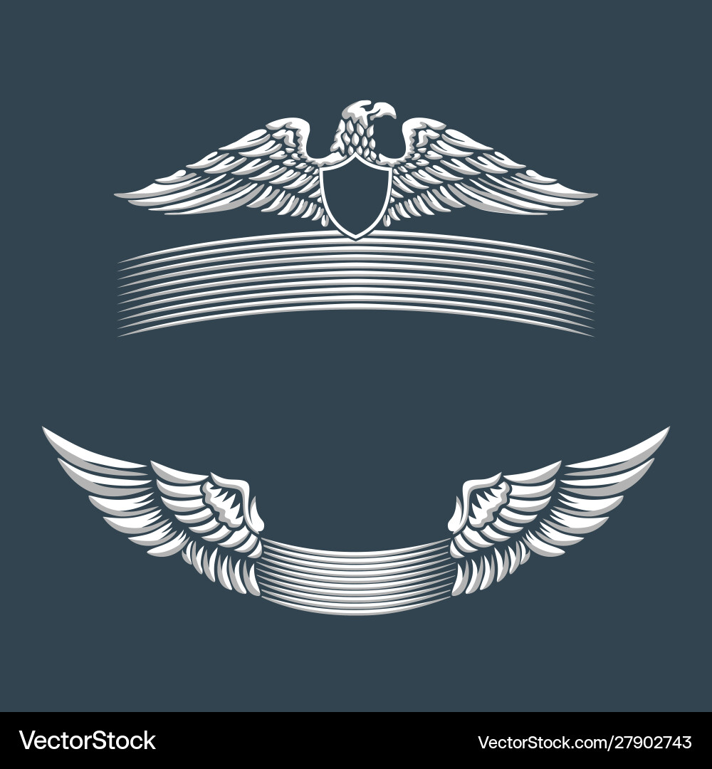 Eagle wing Royalty Free Vector Image - VectorStock
