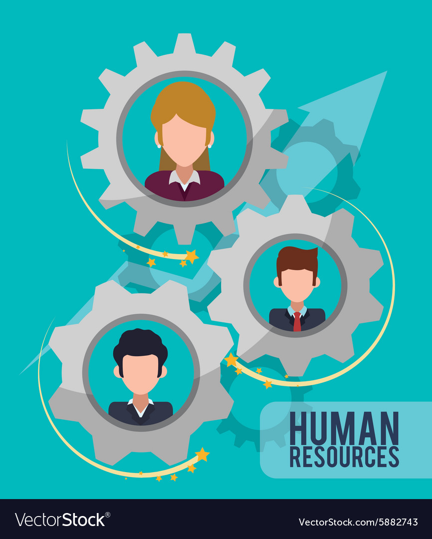 Human resources design Royalty Free Vector Image