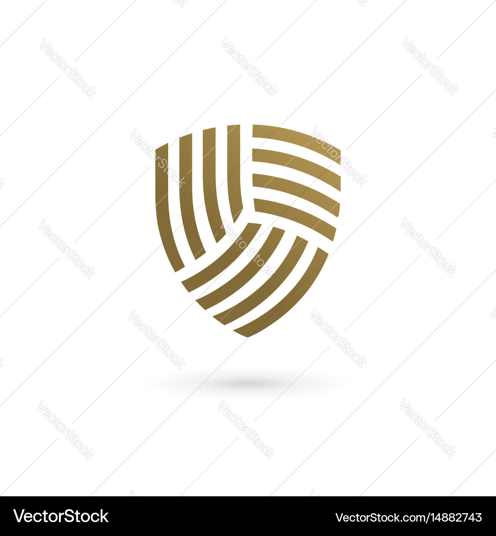 Shield logo icon design template elements Vector Image