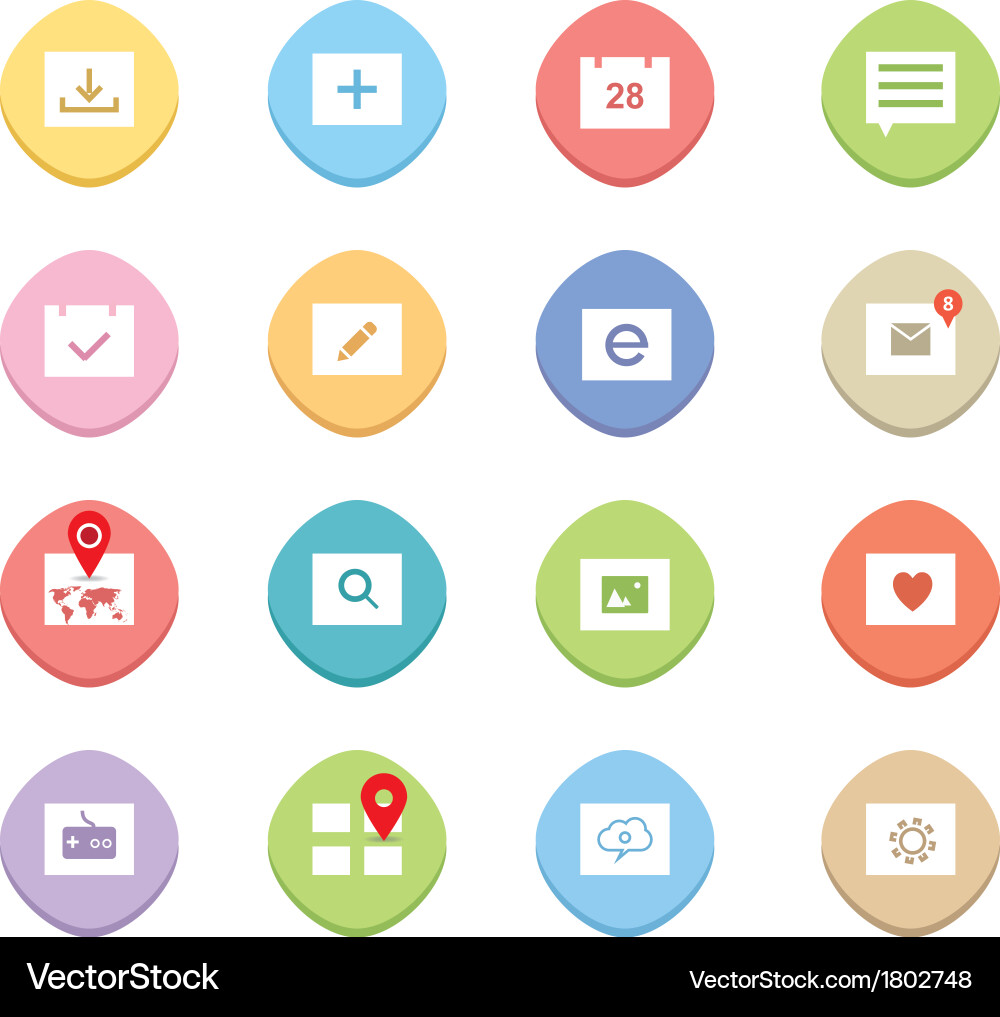 Clean web icons Royalty Free Vector Image - VectorStock