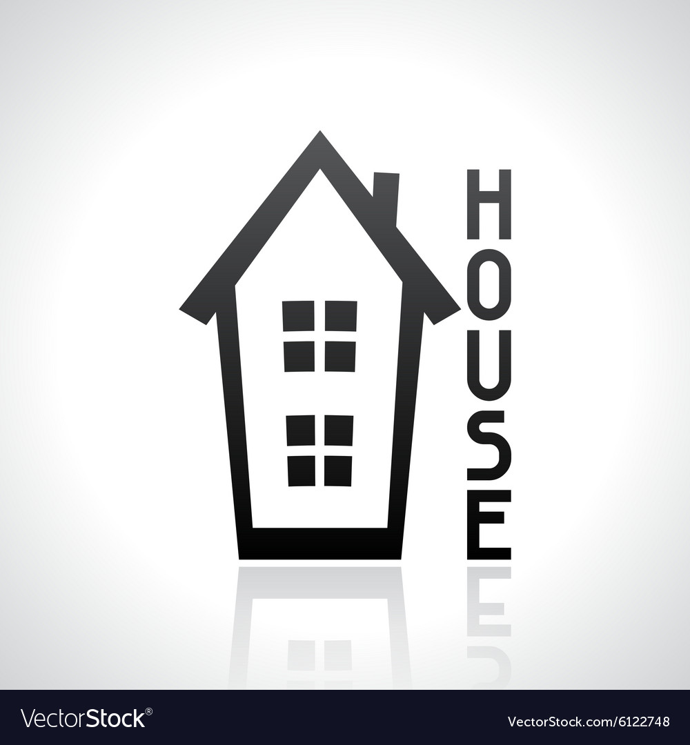 House logo template real estate design concept