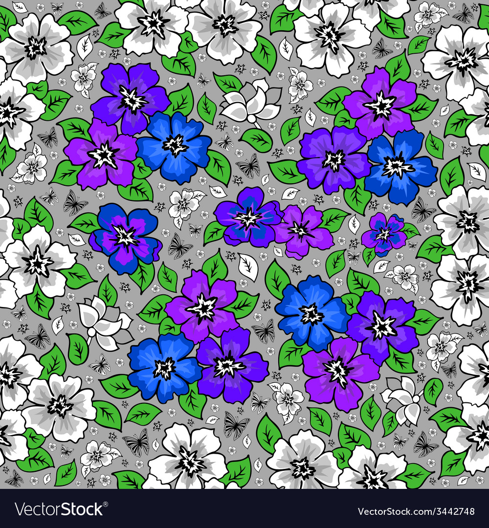 Seamless floral background