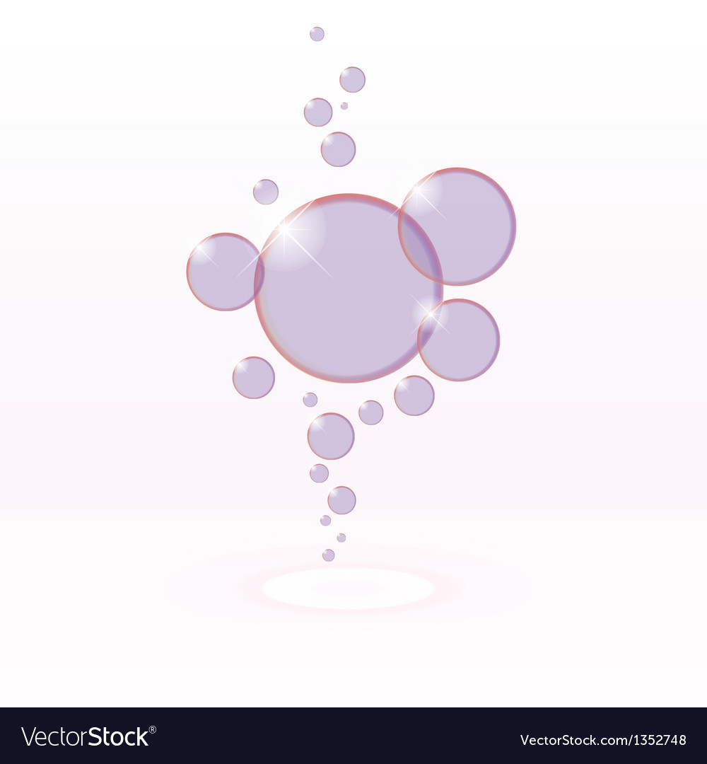 Download Transparent soap bubbles eps10 Royalty Free Vector Image