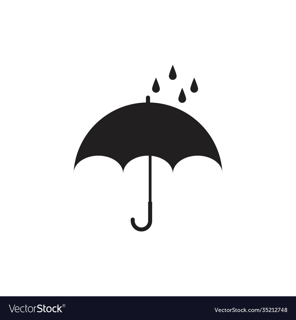 Umbrella logo Royalty Free Vector Image - VectorStock