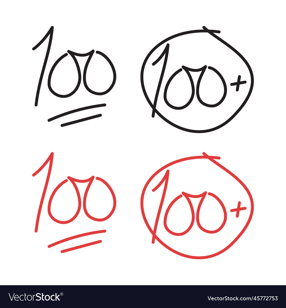 100 Best Exam Score Symbol One Hundred Plus Full Vector Image 100-best-exam-score-symbol-one-hundred-plus-full-vector-image