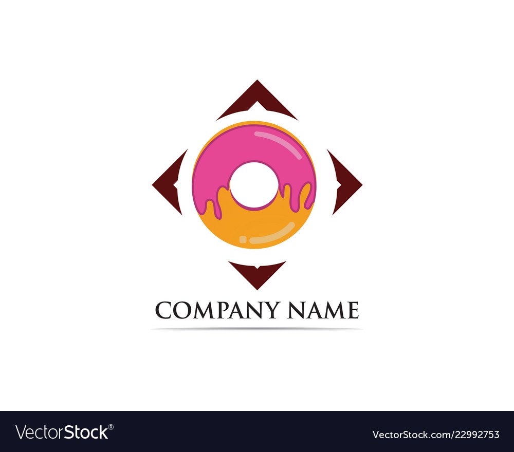 Donuts logo template