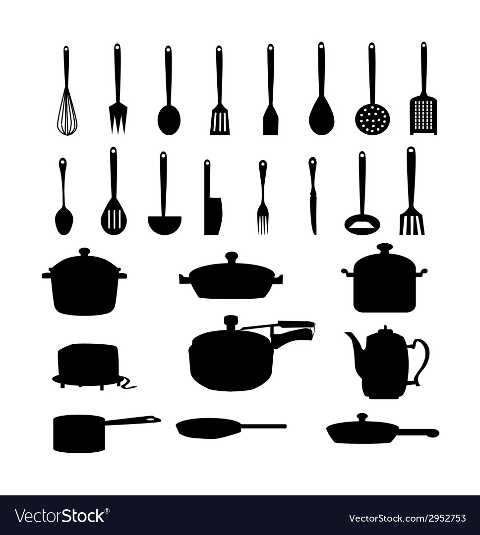 Kitchen signs set Royalty Free Vector Image - VectorStock