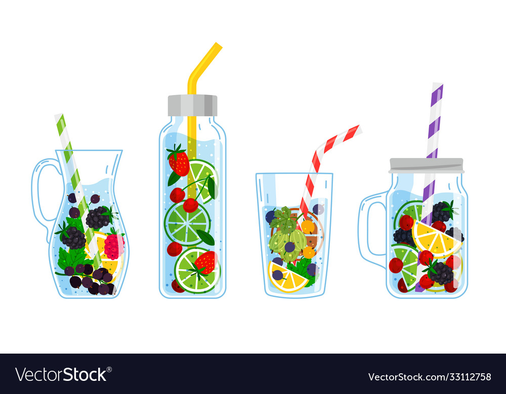 Cooling drinks with fruits