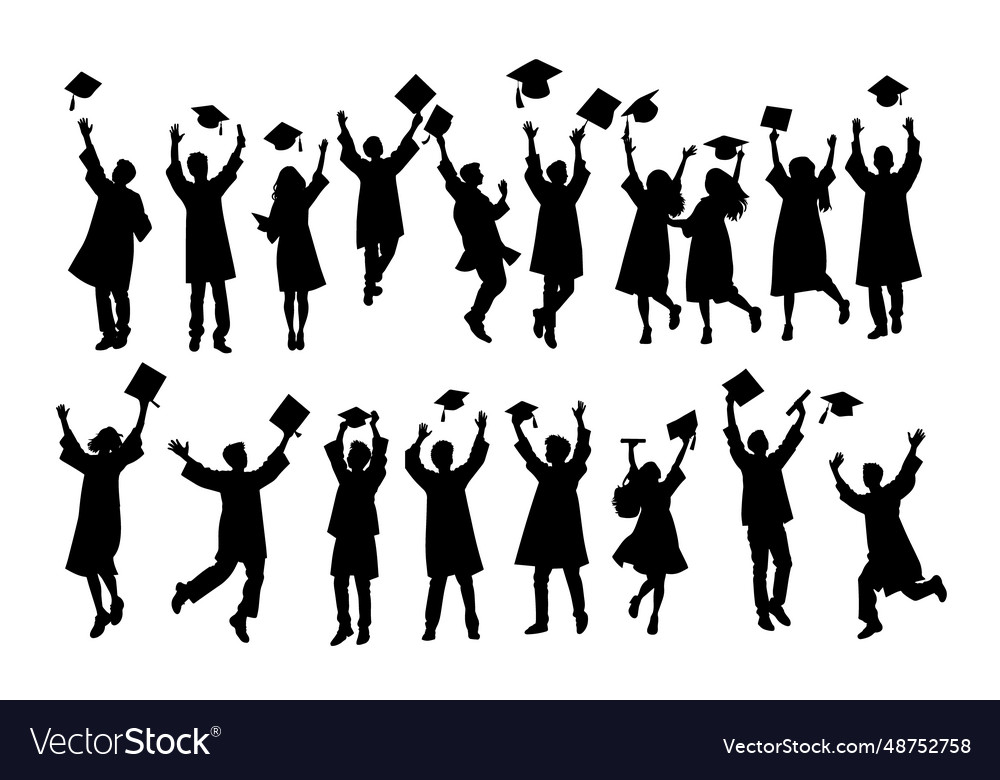 Graduated Student Happy Graduation Activity Vector Image