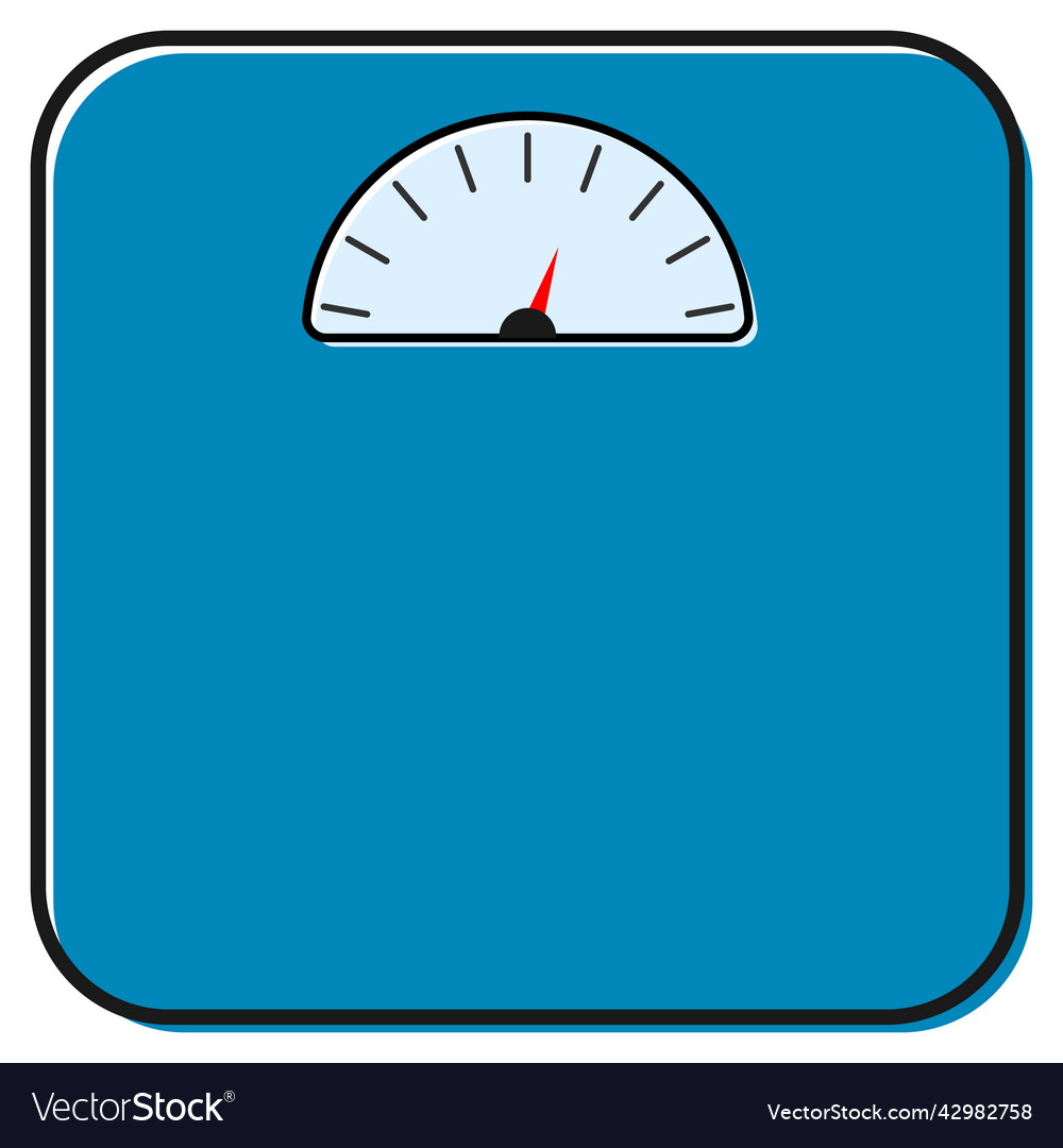 Weight scale icon healthy diet body symbol loss Vector Image