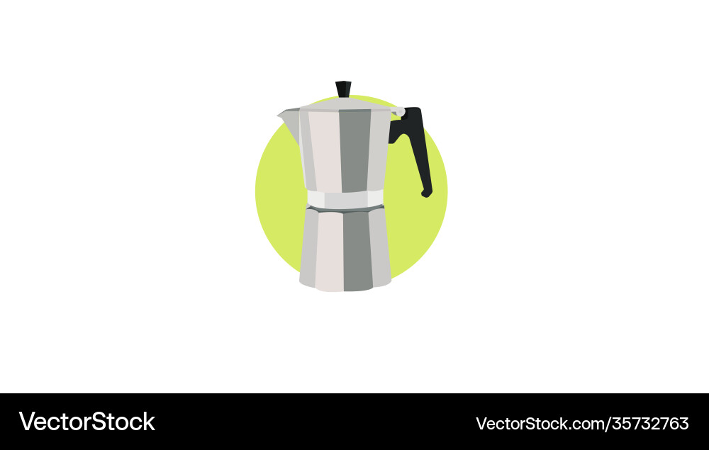 Classic coffee maker icon Royalty Free Vector Image