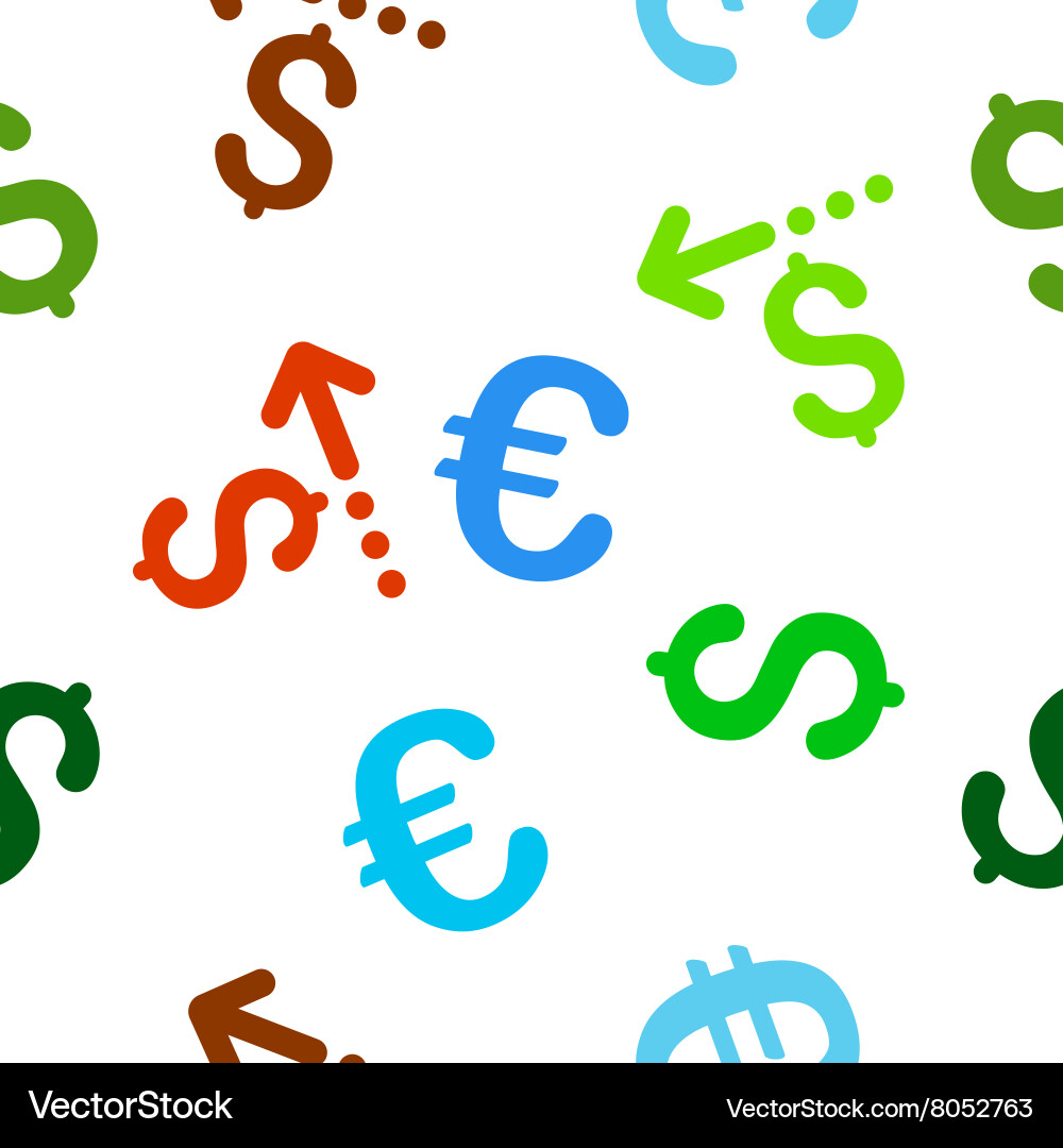 Refund seamless flat pattern Royalty Free Vector Image