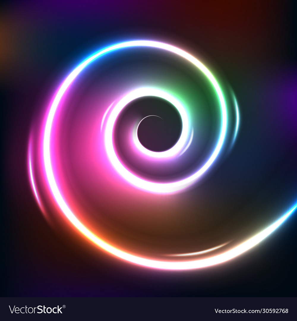 Spiral gradient light Royalty Free Vector Image