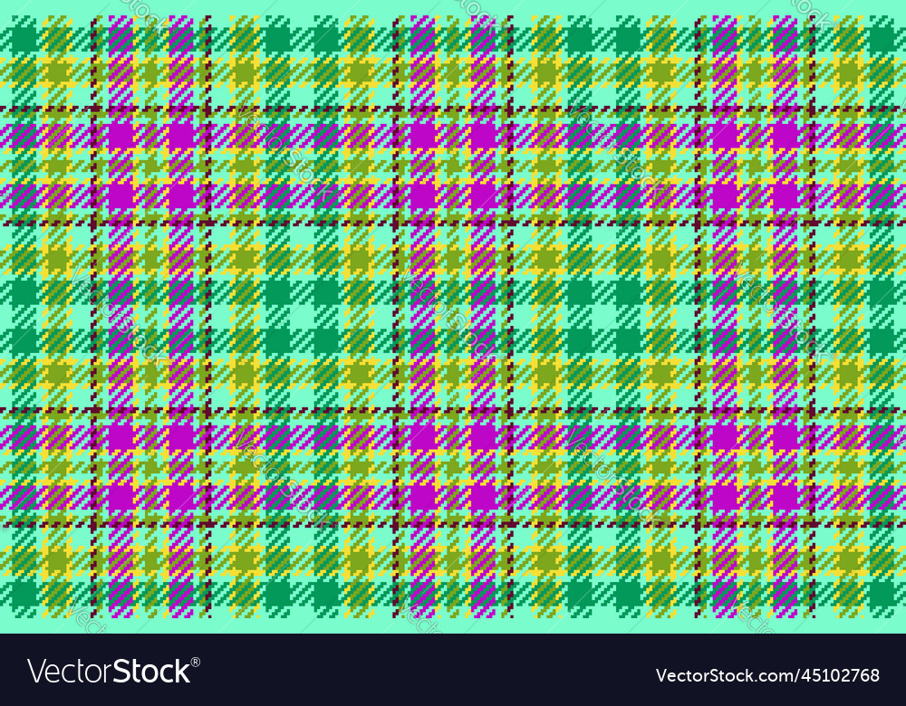 Textile seamless texture tartan fabric background Vector Image