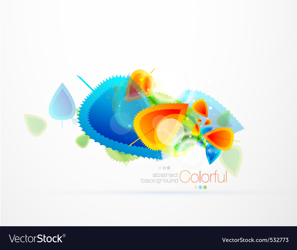 Colorful abstract Royalty Free Vector Image - VectorStock