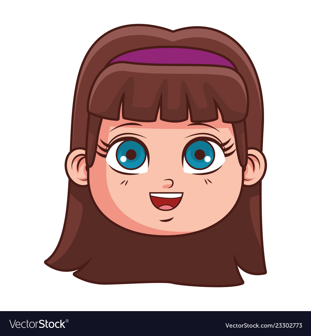 Cute Girl Cartoon Faces