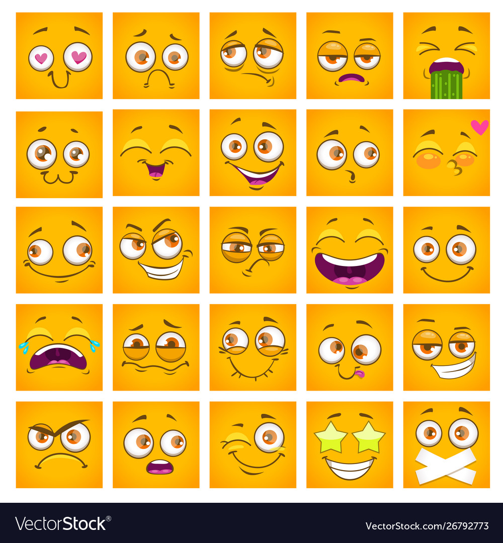 Scared Funny Face Cartoon Emoji - Funny Face - Sticker