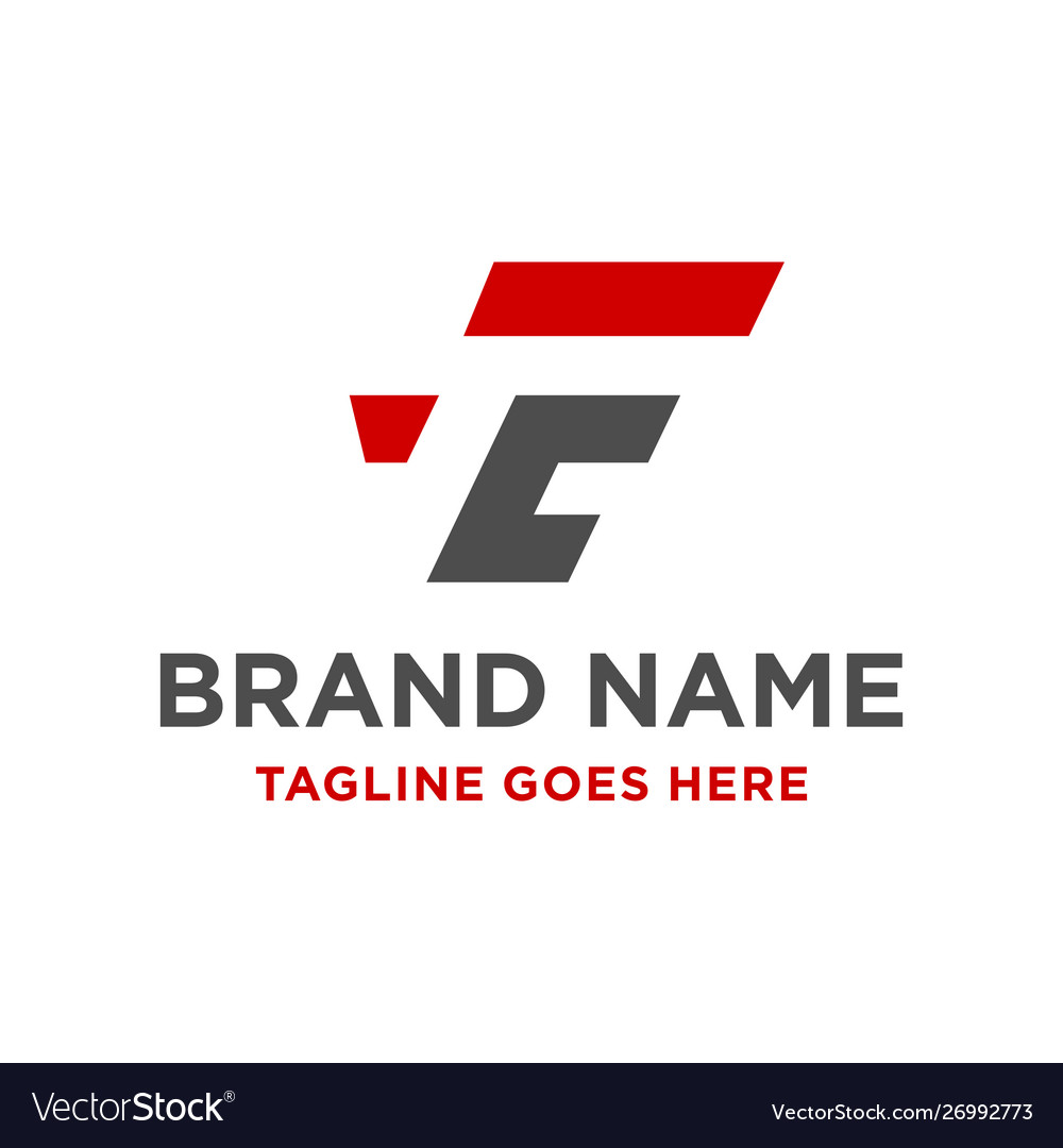 Initial logo fc Royalty Free Vector Image - VectorStock