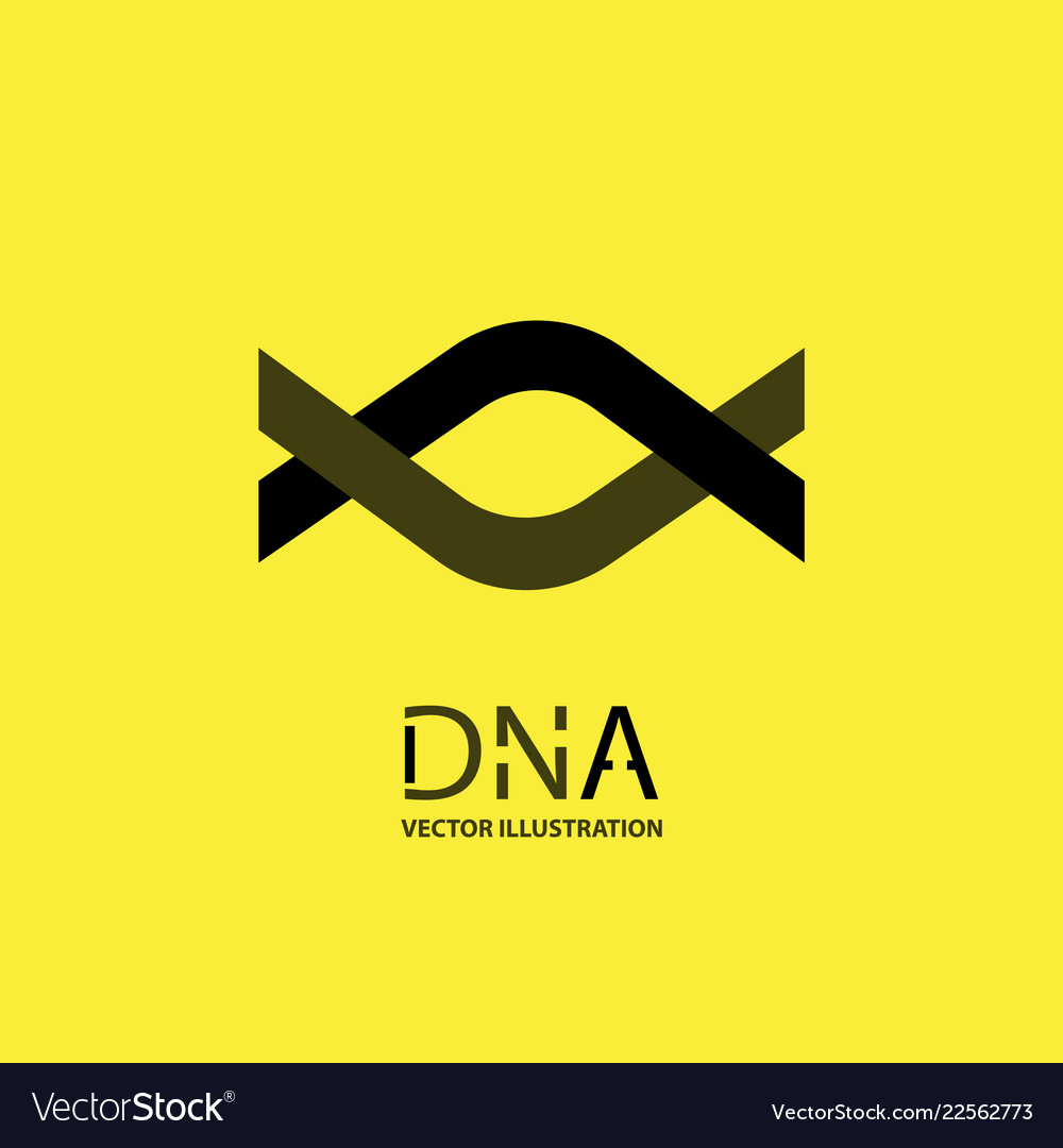 Science Template Wallpaper Or Banner With A Dna Vector Image