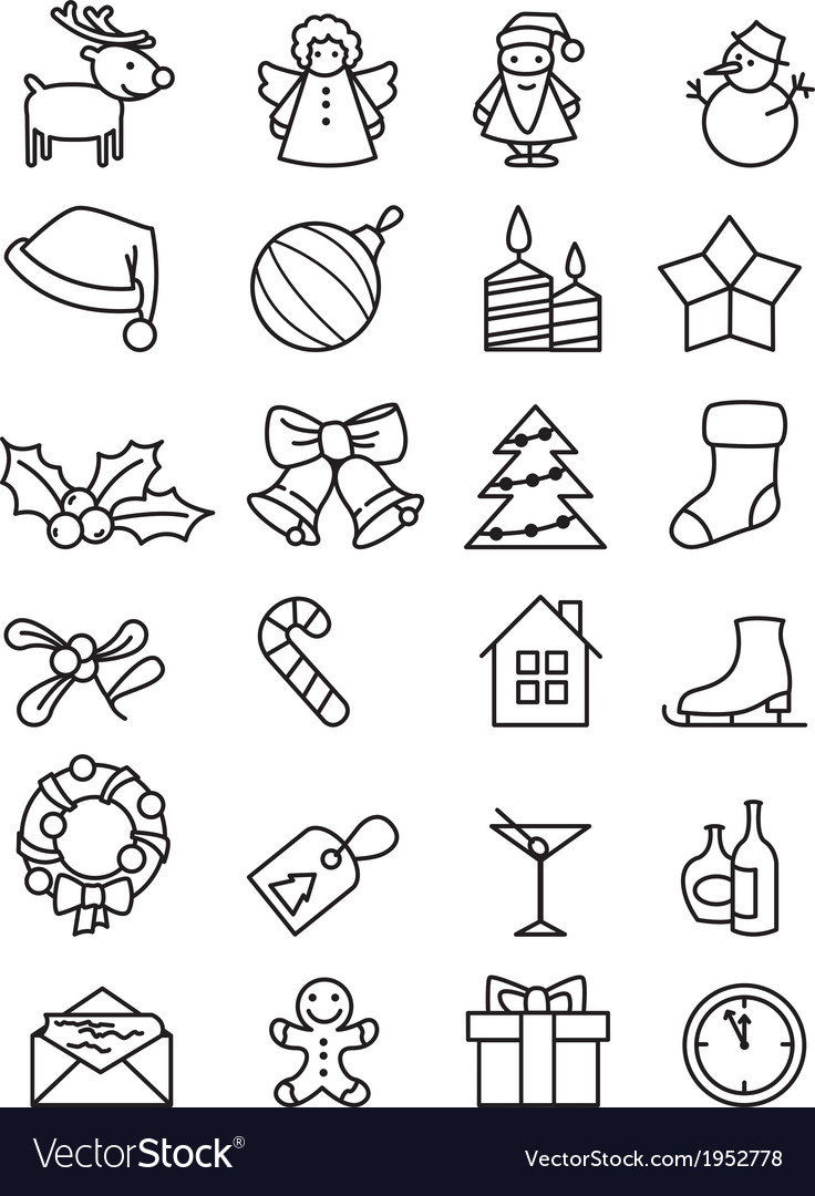 Christmas icons