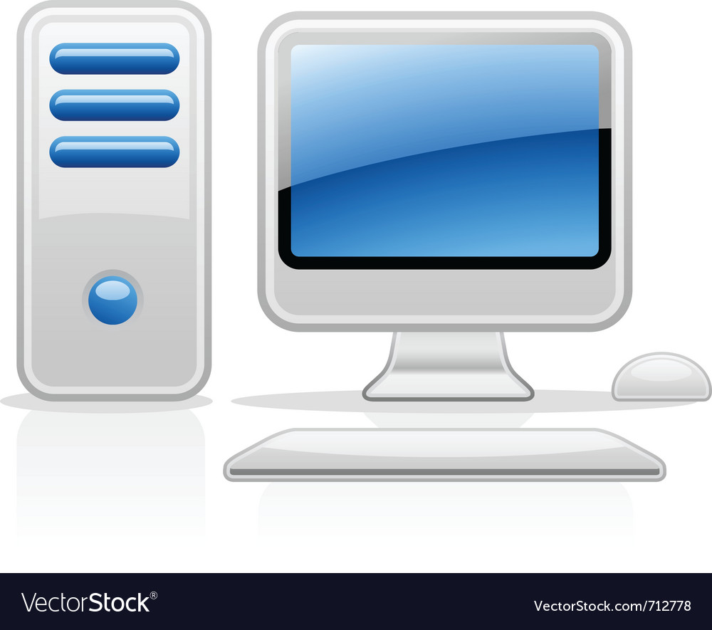 Computer Royalty Free Vector Image - VectorStock