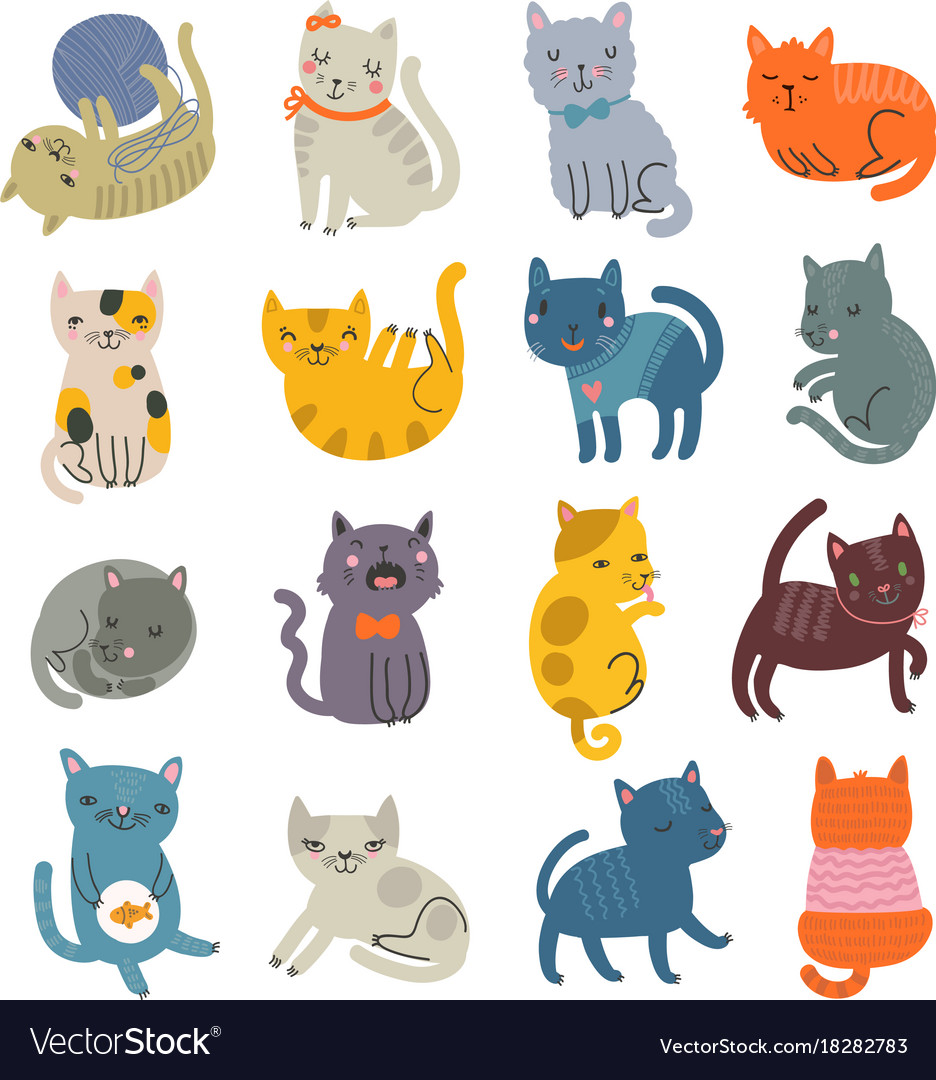 Cats Royalty Free Vector Image - VectorStock