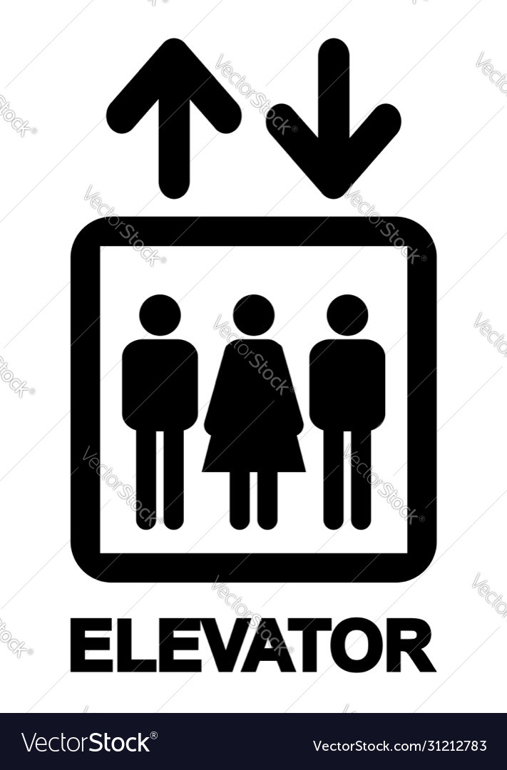 Elevator sign store