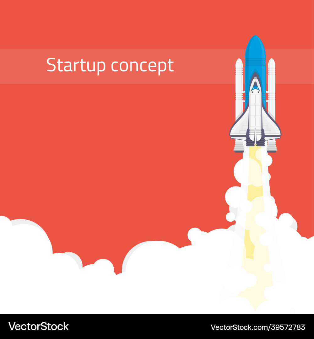 Startup concept Royalty Free Vector Image - VectorStock