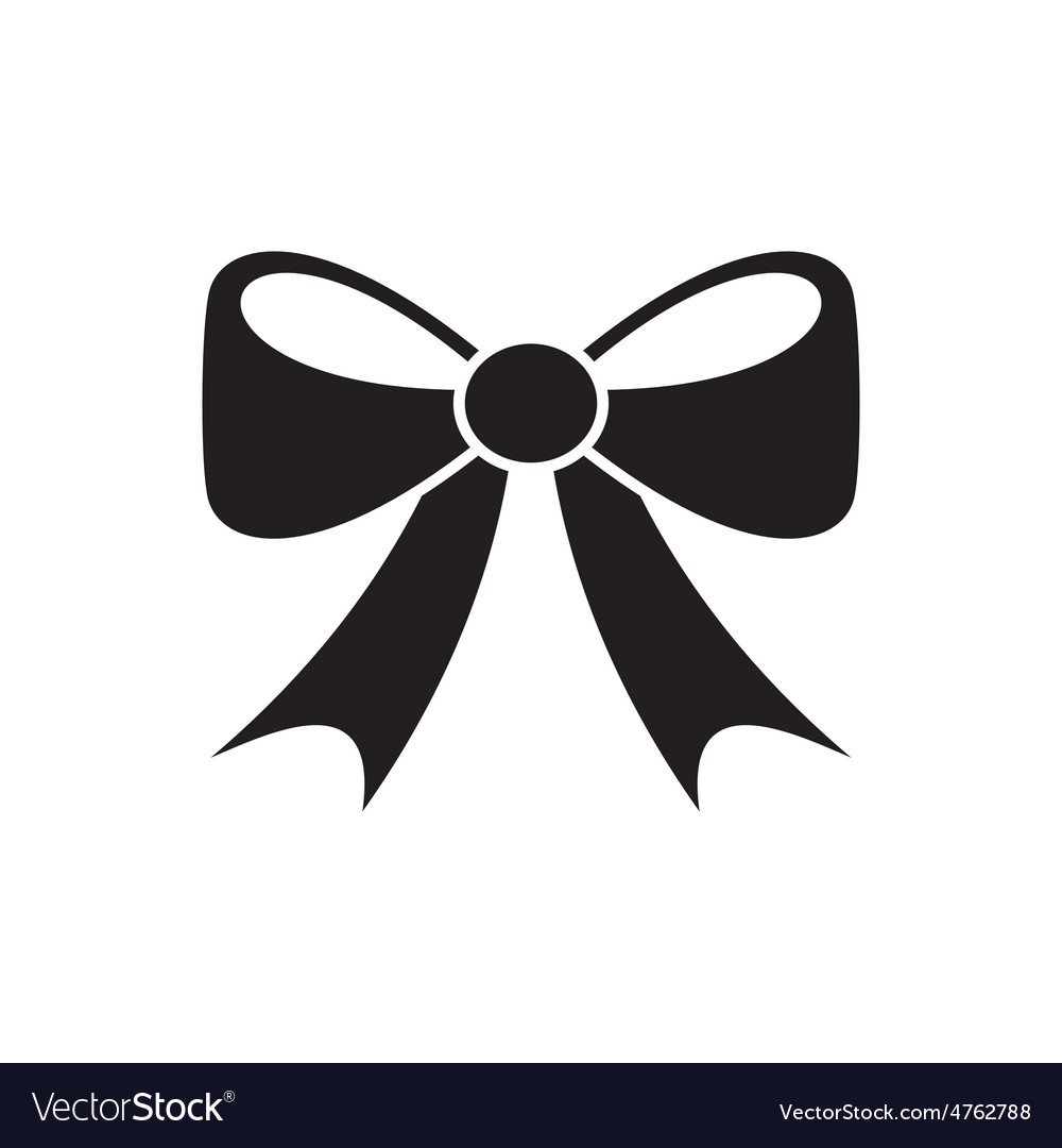 Bow icon menu icon Royalty Free Vector Image - VectorStock