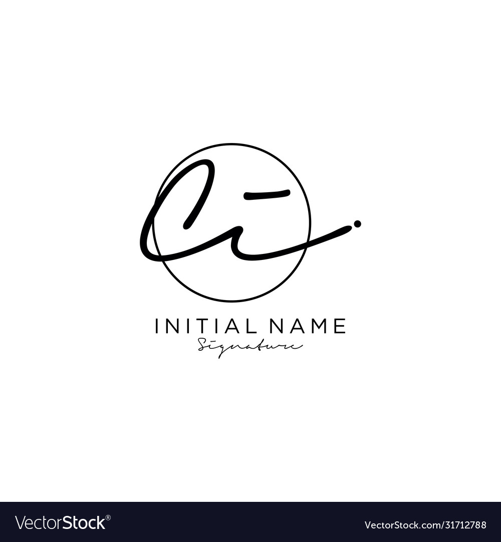 Ci erste Handschrift Logo Design