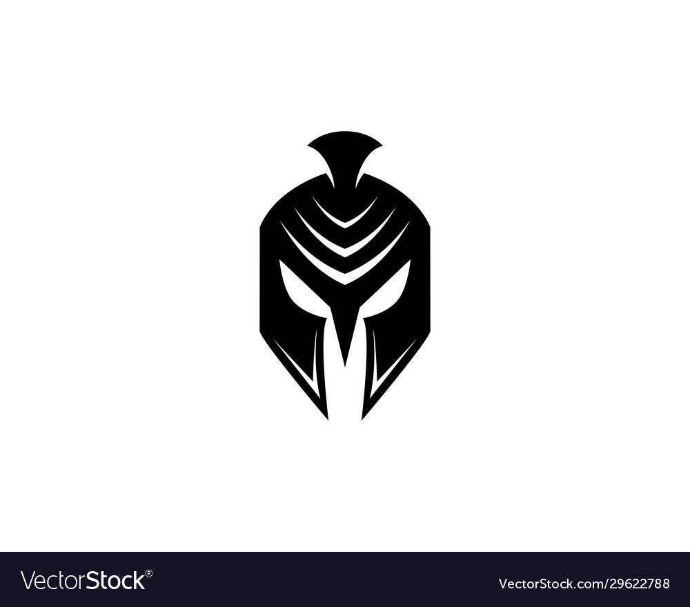 Spartan helmet icon Royalty Free Vector Image - VectorStock