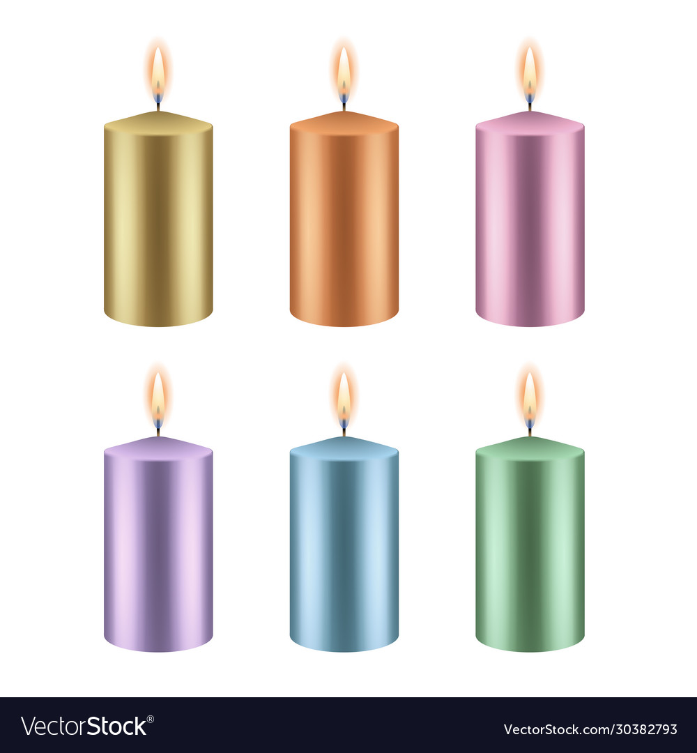 Colorful candles