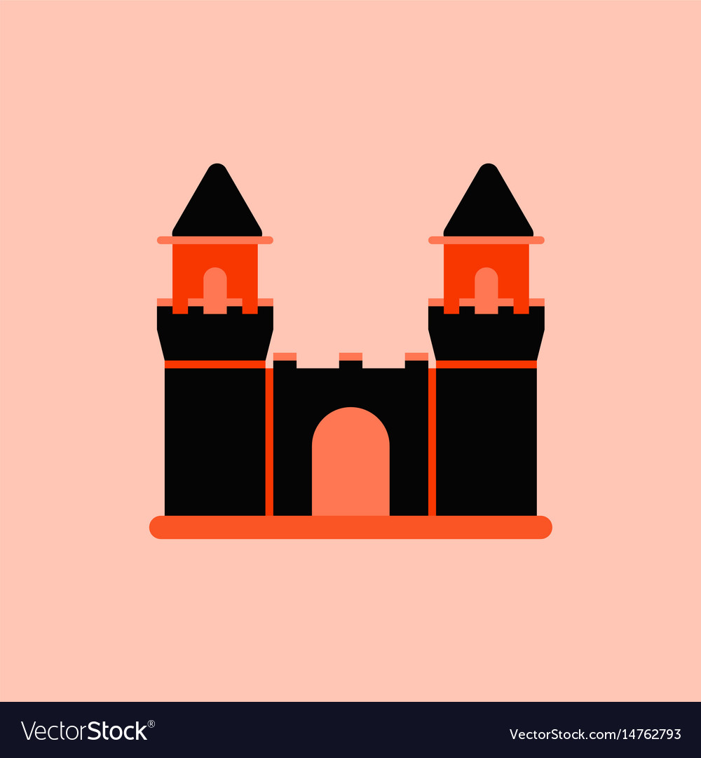 Medieval castle Royalty Free Vector Image - VectorStock