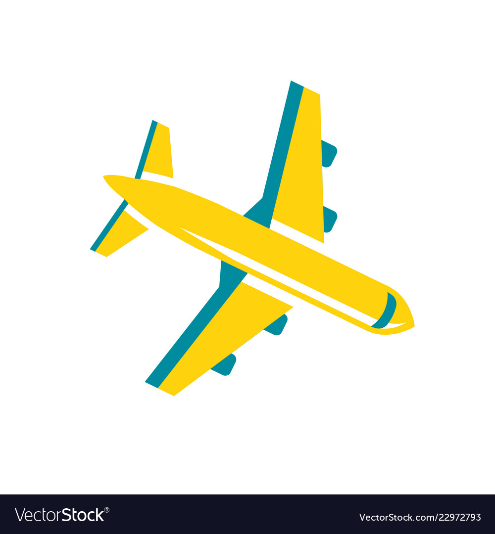 Travel airplane Royalty Free Vector Image - VectorStock