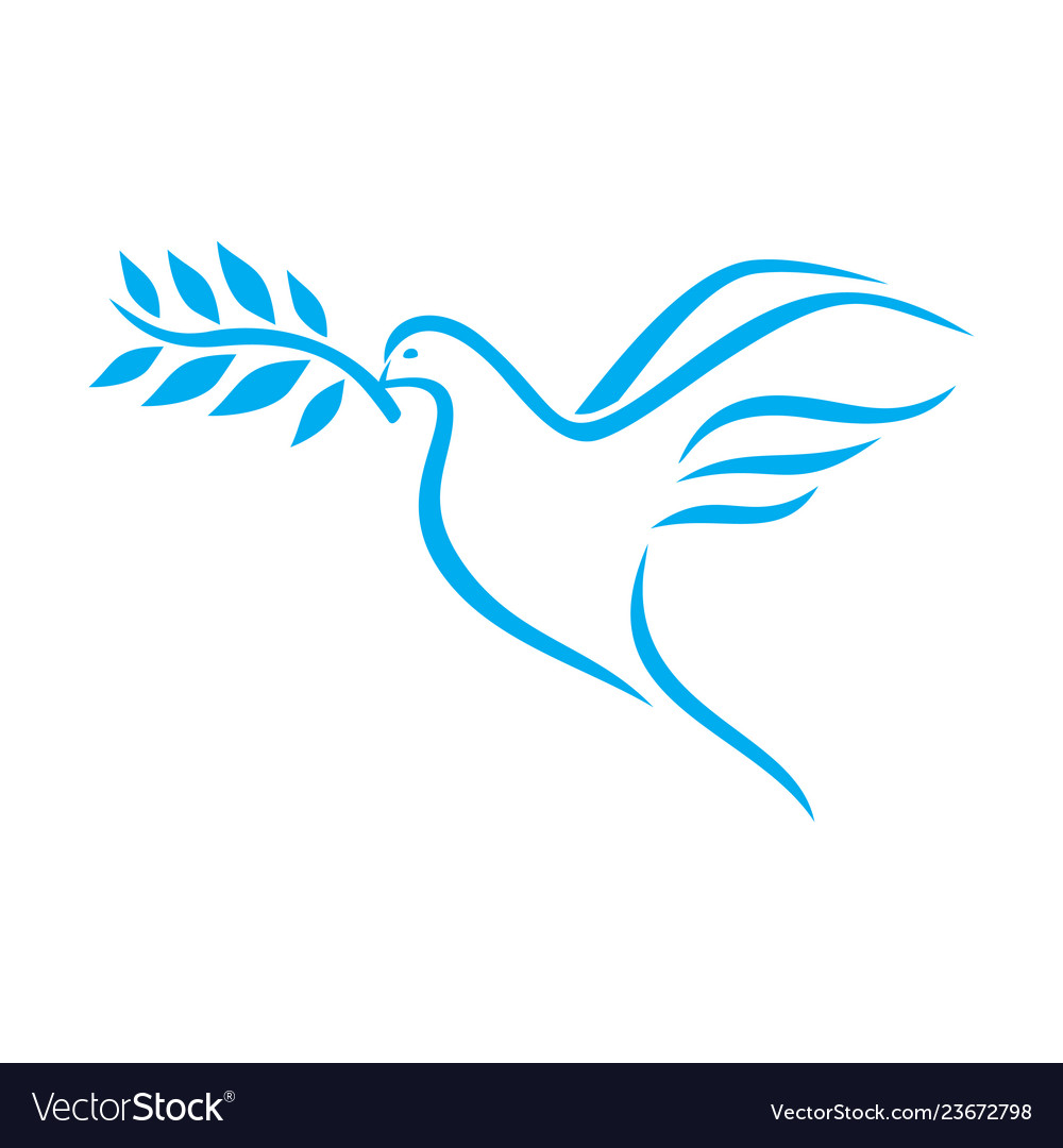 Dove peace Royalty Free Vector Image - VectorStock